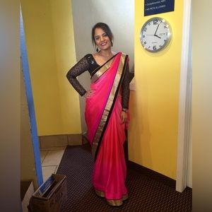 Bollywood saree with blouse